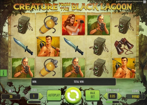 Creature from the Black Lagoon (Creature from the Black Lagoon) from category Slots